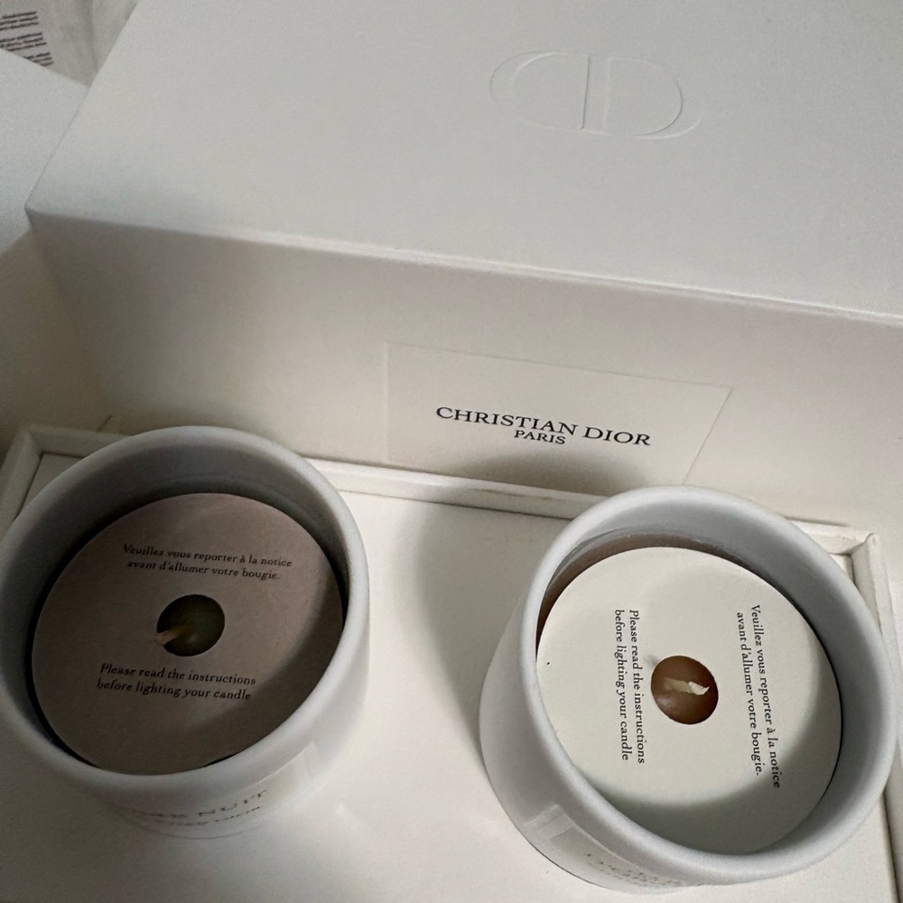 Christian Dior Ambre Nuit and Jardin d'Orangers Candles - Picture 6 of 7